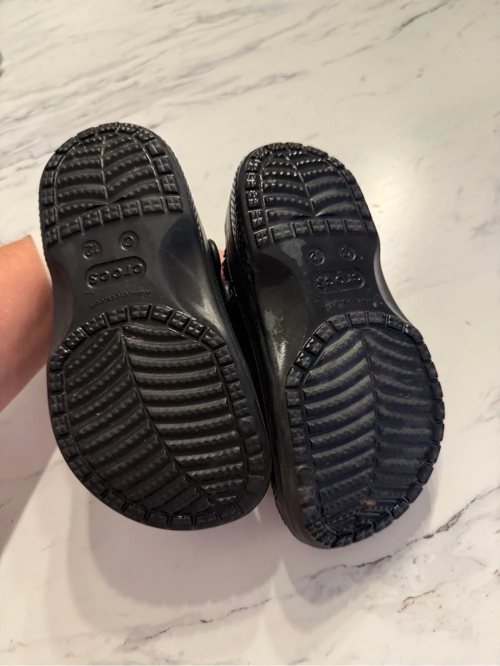 CROCS Kids Classic Lined Clogs in Black